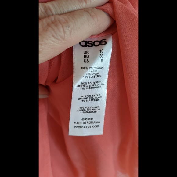 Pretty pink lace and chiffon dress - Picture 7 of 7